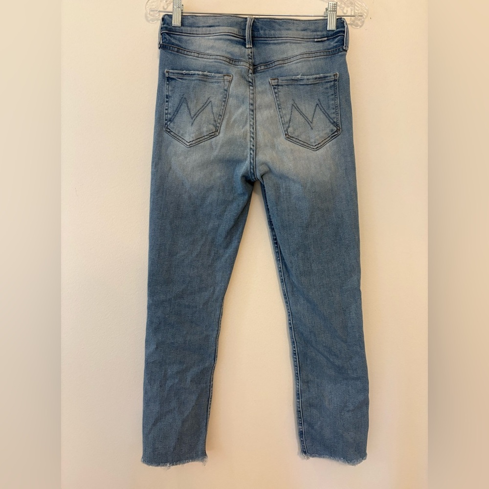 Mother— The Pixie Dazzler Ankle Fray Jeans in Boogie Down - Picture 7 of 8